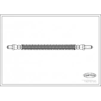 CORTECO 19018785 - Flexible de frein