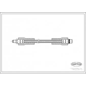 CORTECO 19025875 - Flexible de frein