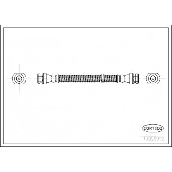 CORTECO 19025912 - Flexible de frein