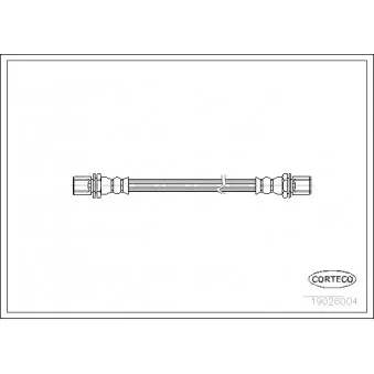 Flexible de frein CORTECO OEM 9695032405