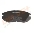 Dr!ve+ DP1010.10.0063 - Jeu de 4 plaquettes de frein avant