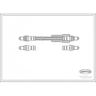 Flexible de frein CORTECO OEM 6714709