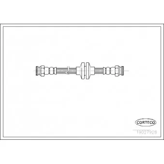 Flexible de frein CORTECO OEM 46809897