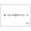 CORTECO 19030267 - Flexible de frein
