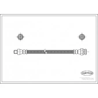 Flexible de frein CORTECO OEM 030443820