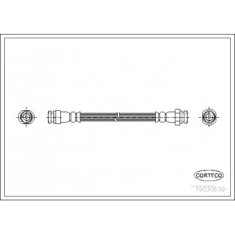 Flexible de frein CORTECO OEM 46430671003