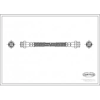 CORTECO 19030371 - Flexible de frein