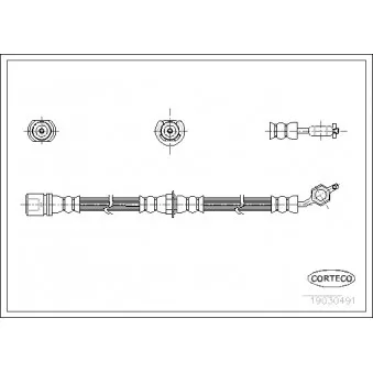 Flexible de frein CORTECO OEM 9094702511