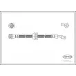 CORTECO 19031682 - Flexible de frein