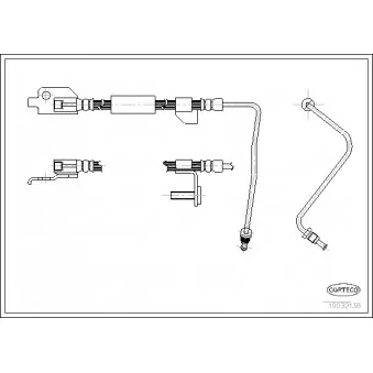 Flexible de frein CORTECO OEM 92AB2282BB