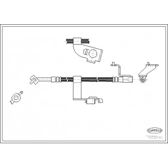 Flexible de frein CORTECO OEM 7111981