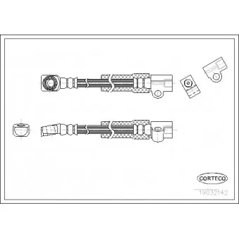 Flexible de frein CORTECO OEM 90236355
