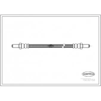Flexible de frein CORTECO OEM 73164109