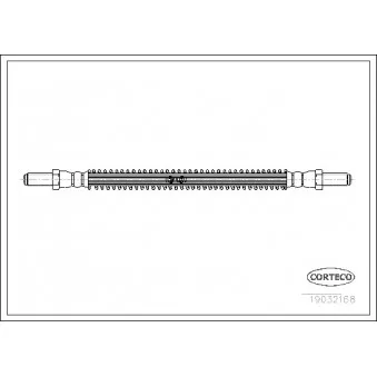Flexible de frein CORTECO 19032168
