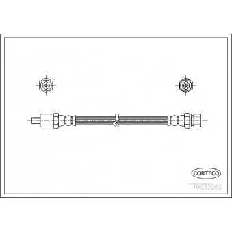 Flexible de frein CORTECO OEM 7701349268