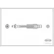 CORTECO 19032283 - Flexible de frein arrière droit