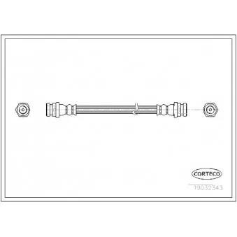 Flexible de frein CORTECO OEM D06243810B