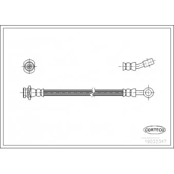 CORTECO 19032347 - Flexible de frein