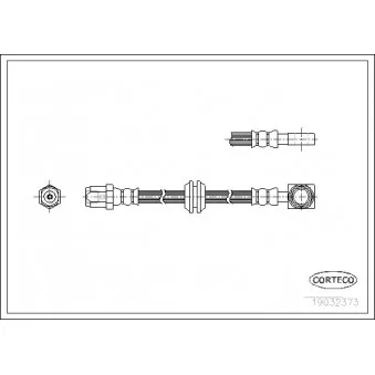 Flexible de frein CORTECO OEM 34306760221