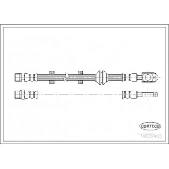 Flexible de frein CORTECO 19032465