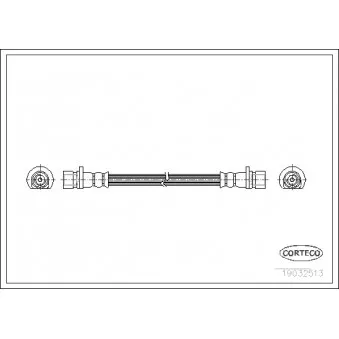 Flexible de frein CORTECO OEM 01466S07000
