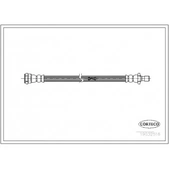 Flexible de frein CORTECO OEM AM45329A Flexible de frein CORTECO OEM AM45329A