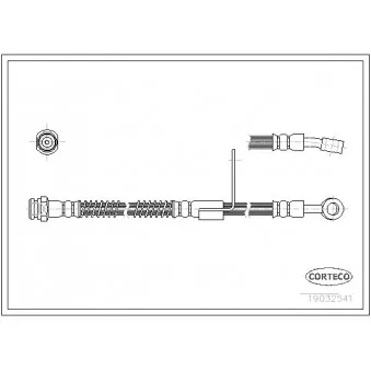 Flexible de frein avant gauche CORTECO OEM 5873122100