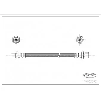 Flexible de frein CORTECO OEM 96300330