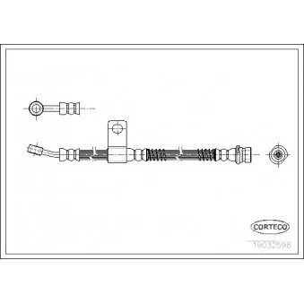Flexible de frein avant gauche CORTECO OEM 5873102011