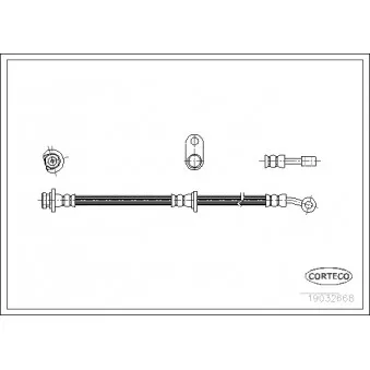 Flexible de frein avant droit CORTECO OEM 01464S30000
