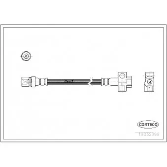 CORTECO 19032699 - Flexible de frein