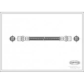 Flexible de frein CORTECO 19032705