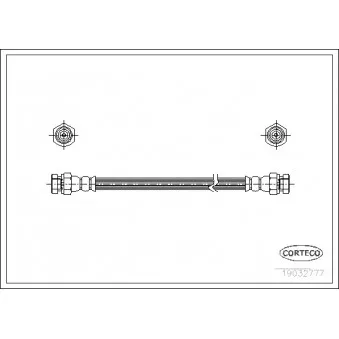 Flexible de frein CORTECO OEM S12143820