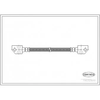 CORTECO 19032800 - Flexible de frein