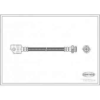 Flexible de frein CORTECO 19032804