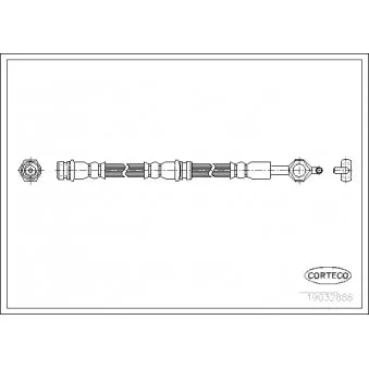 Flexible de frein CORTECO OEM GA2E43980