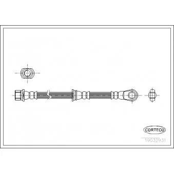 Flexible de frein CORTECO OEM MR370252