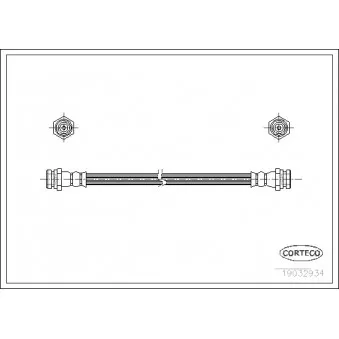 Flexible de frein CORTECO OEM MB857550