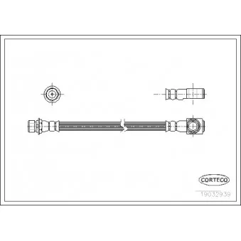 Flexible de frein CORTECO 19032939
