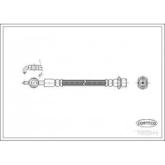 Flexible de frein CORTECO OEM 9094702922