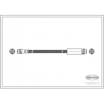 Flexible de frein CORTECO OEM MB857571