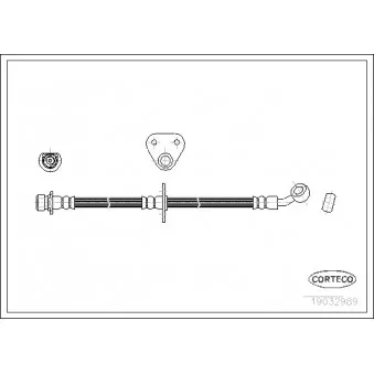 Flexible de frein CORTECO OEM 01468S2A000