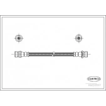 Flexible de frein CORTECO OEM 587371A000