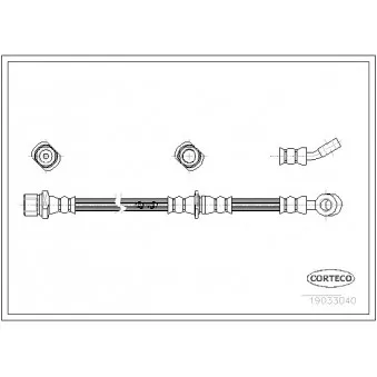 Flexible de frein CORTECO OEM 26531AA041