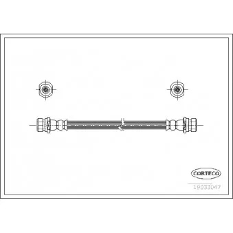 CORTECO 19033047 - Flexible de frein