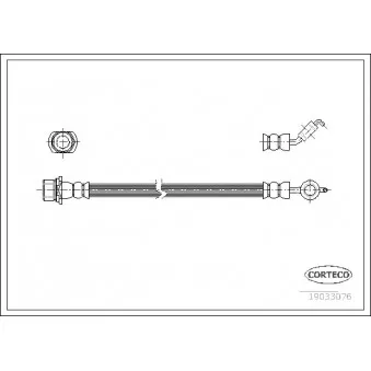 CORTECO 19033076 - Flexible de frein