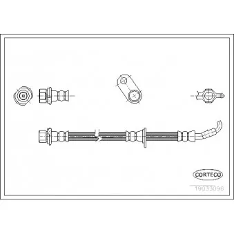Flexible de frein avant gauche CORTECO OEM 9094702888