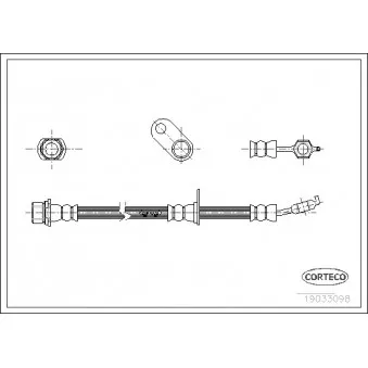 Flexible de frein avant gauche CORTECO OEM 9094702B97