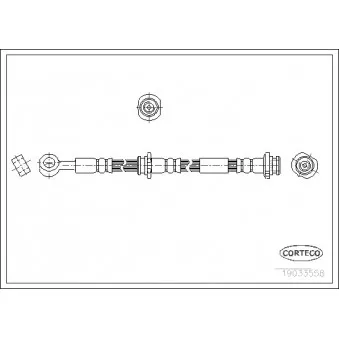 Flexible de frein arrière gauche CORTECO OEM 46210AV715