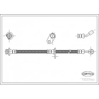 Flexible de frein CORTECO OEM 01466SEAE00